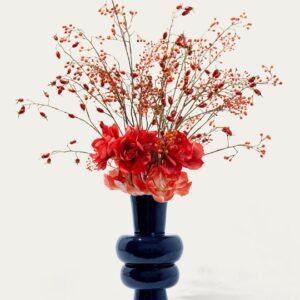 Red Fruit Simulation Flowers