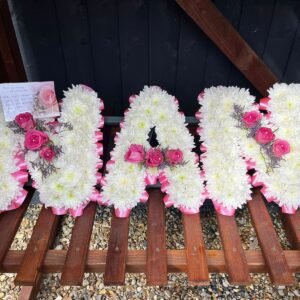 Based Lettering Flower Arrangements